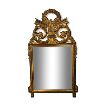 Gilded carved wooden mirror