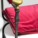 Fauteuil Curule En Fer Et Bronze Dans Le Style Du XVIIème Siècle époque XXéme - Fauteuil En X