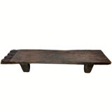 Vintage wabi sabi Senufo or Naga bench low table