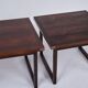 Ensemble de tables d'appoint / tables basses - palissandre - Rud Thygesen - Heltborg Furniture - 1960