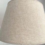Lampe corde et abat-jour en coton