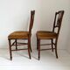 Pair of lovely Napoleon III / Louis XVI chairs - Striped velvet