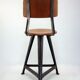 Rowac vintage industrial stool chair from the 1920s