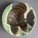 Série de 6 assiettes Puigdemont motifs poissons