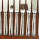 Christofle Malmaison, 12 cheese dessert knives 19.5 cm