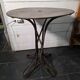 Table de jardin Eiffel en fer forgé riveté du XIXe