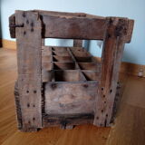 Bottles in wooden box