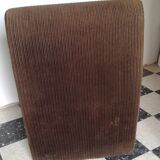 Chocolate velvet heater, vintage