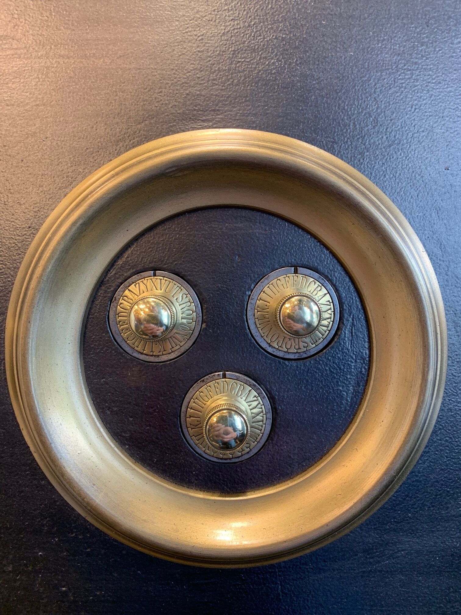 Strong box at the beginning of the 20th century