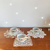 Set of 3 coffee cups