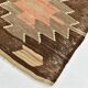 Tapis Kilim turc vintage marron et beige 6x12, 179x363 cm SK 35163