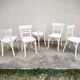 Series of 5 Baumann bistro chairs