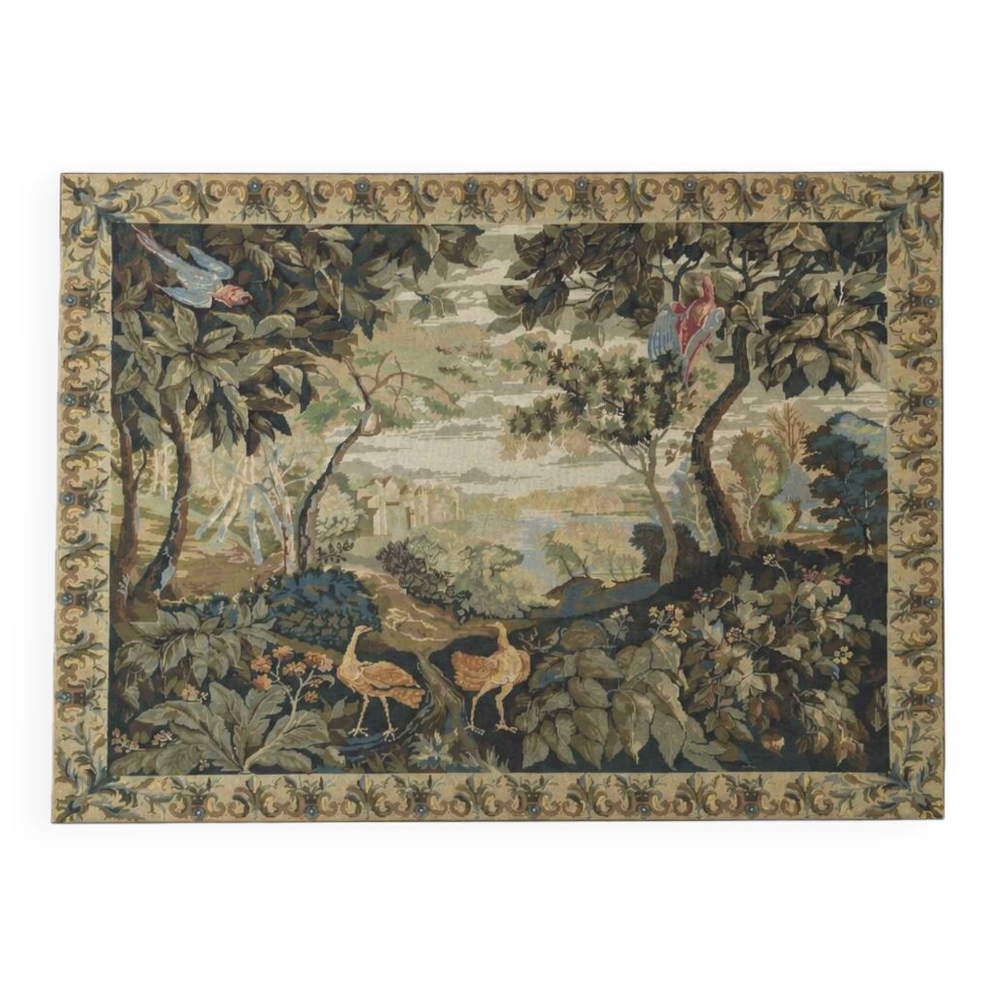 Tapisserie au petit Point Milieu XXème