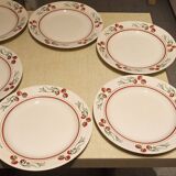 6 small Villeroy & Boch art-deco plates