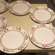 6 small Villeroy & Boch art-deco plates