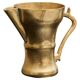 Antique brass jug, 19th century.