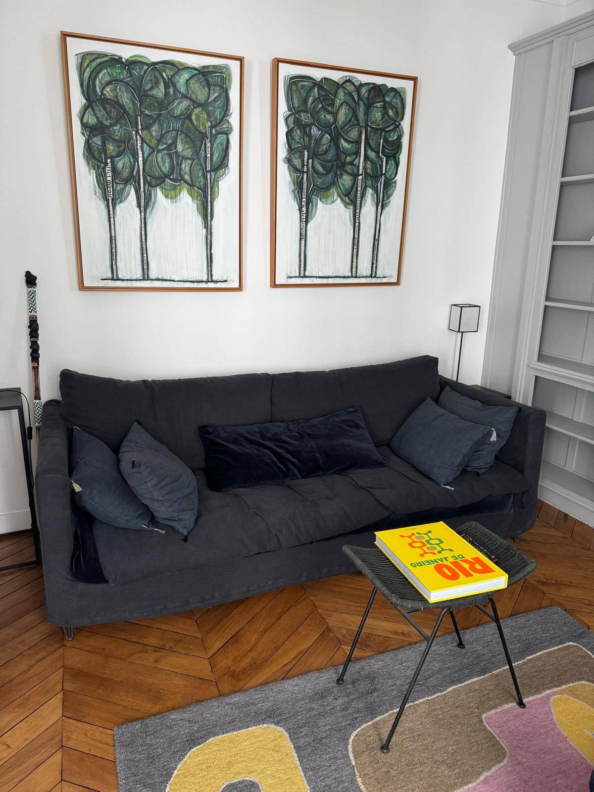 Adar blue Caravan sofa