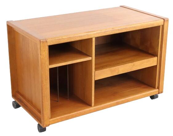 vintage teak deens Audiomeubel / platenspeler kast 'Virum'