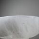 Vintage alabaster white bowl or catchall, Italy 1960s-70s.