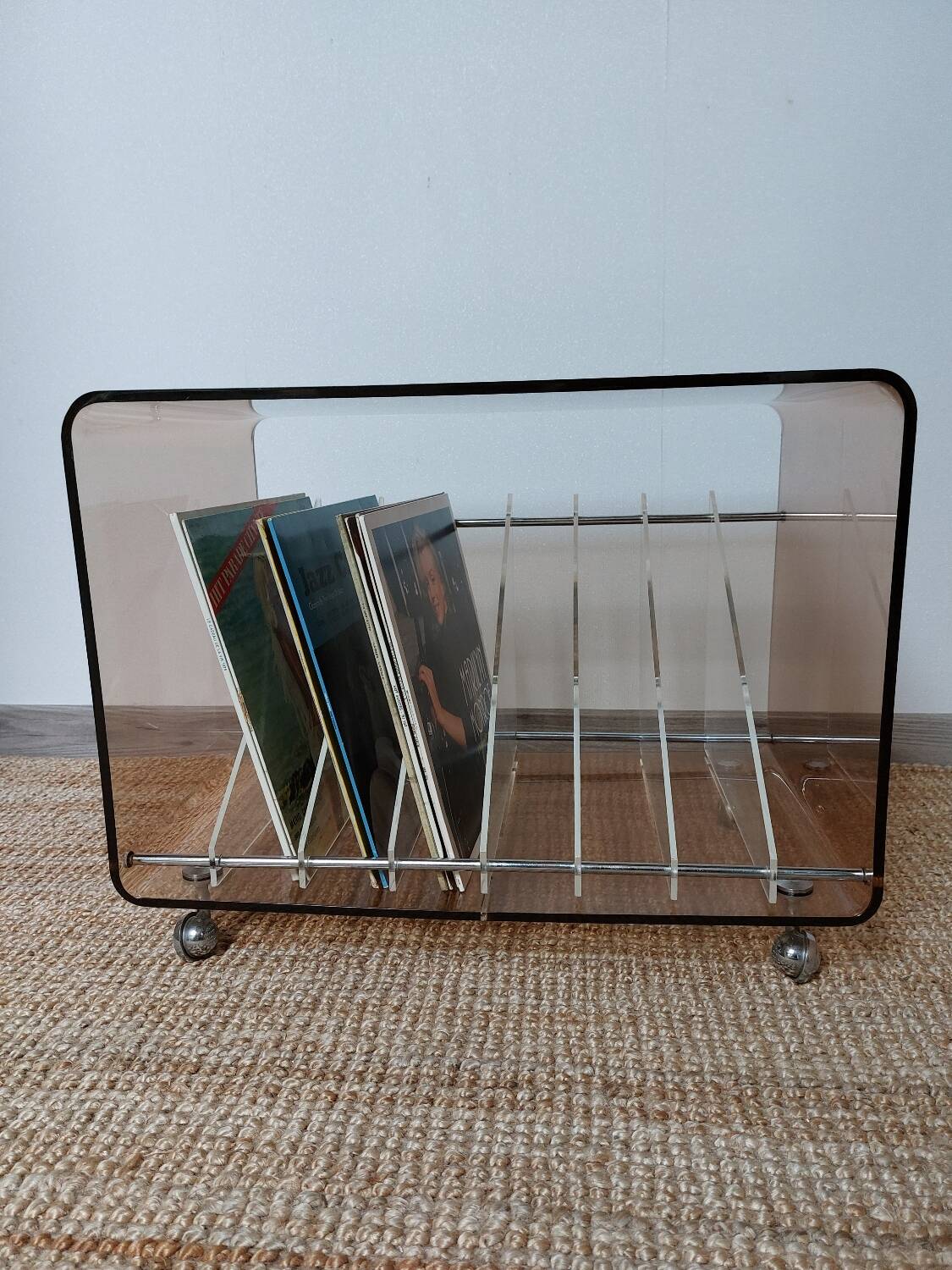 Table michel dumas plexiglas 1970
