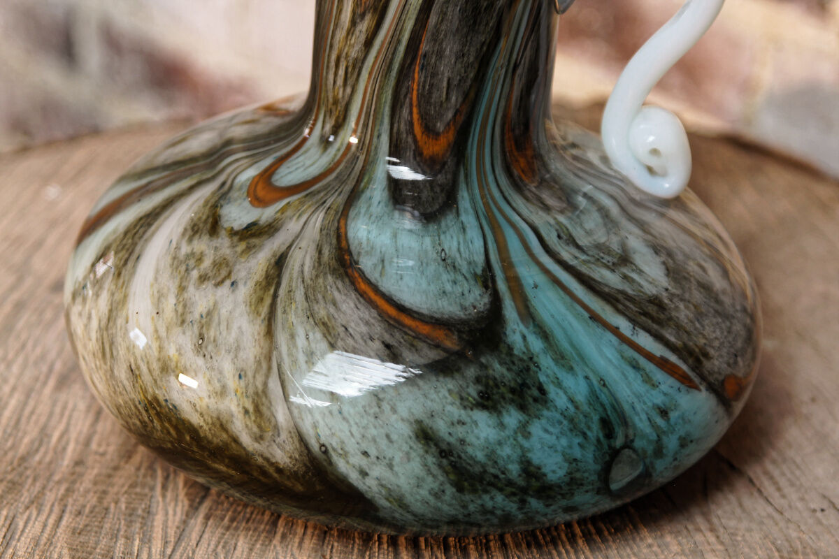 Broc à eau pichet en verre soufflé de Murano