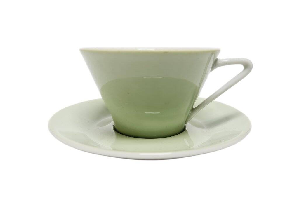 Postmodern cup and saucer, Austria, 1960s, set of 2