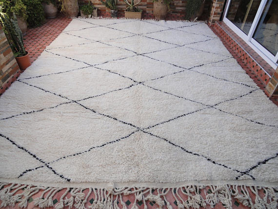 Beni ouarain 410x310cm carpet