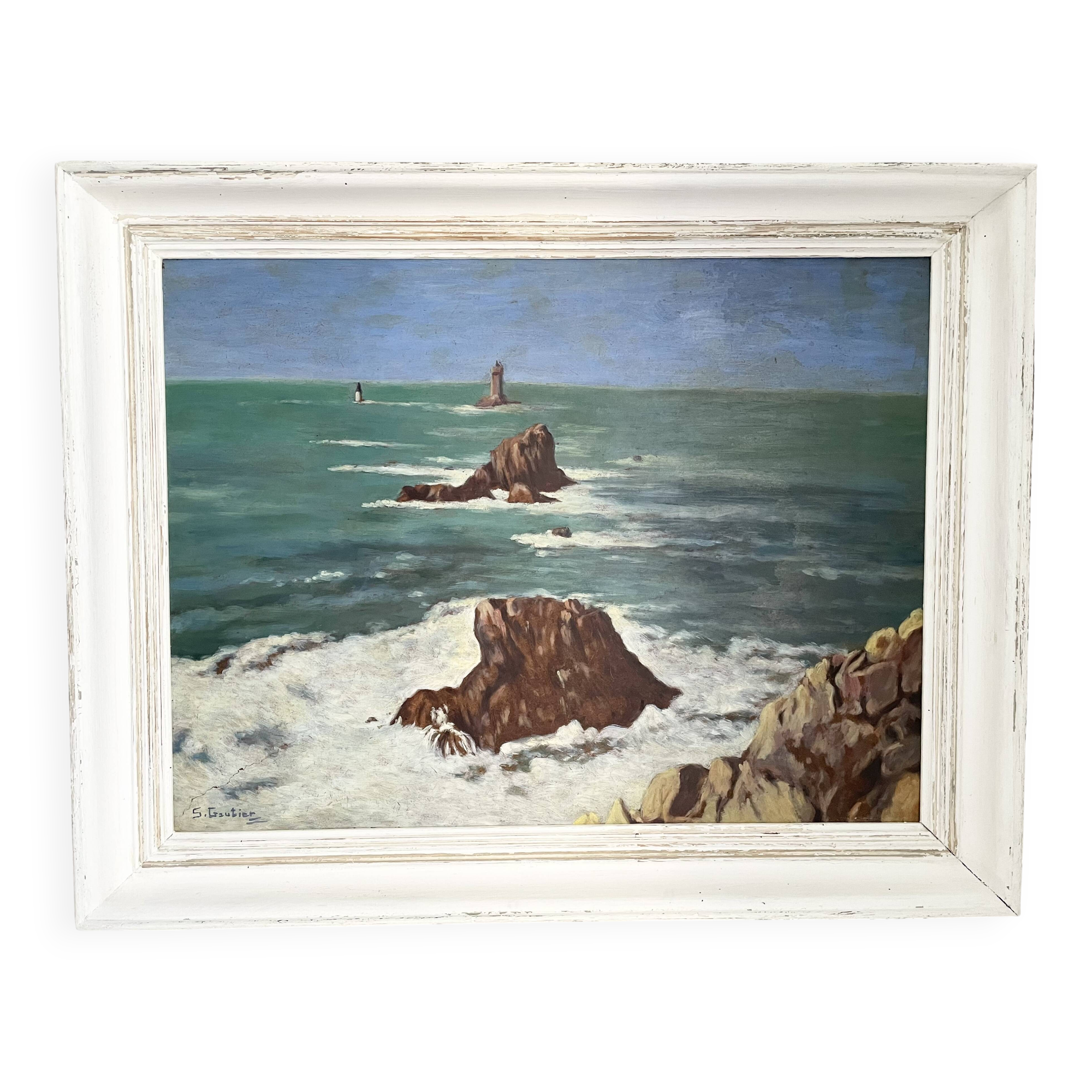 S.GAUTIER marine painting