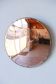 Vintage salmon witch mirror – 50/60 design – 35 cm