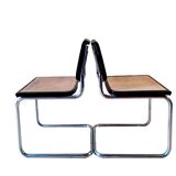 Pair of B32 cesca chairs Marcel Breuer design 87s stamped