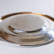 Dish with lid in silver plated copper by Silverware of France