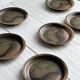 6 Arnon stoneware cheese plates.