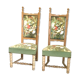 Paire de chaises de cheminée années 40