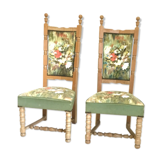 Pair of 40s fireplace chairs