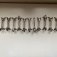 Silver metal animal knife door art nouveau style Sandoz