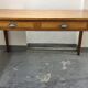 Old oak administration table or desk