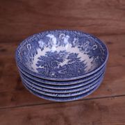 6 vintage bowls EIT England - Staffordshire / Wedgwood style