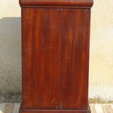 Louis-Philippe bedside in flamed mahogany