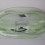Mid-Century Art Glass Bowl by Zelezno Borske Sklo, 1960's
