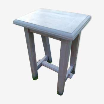 Industrial wooden stool