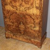 Louis Philippe period secretary in walnut veneer, 19th century.