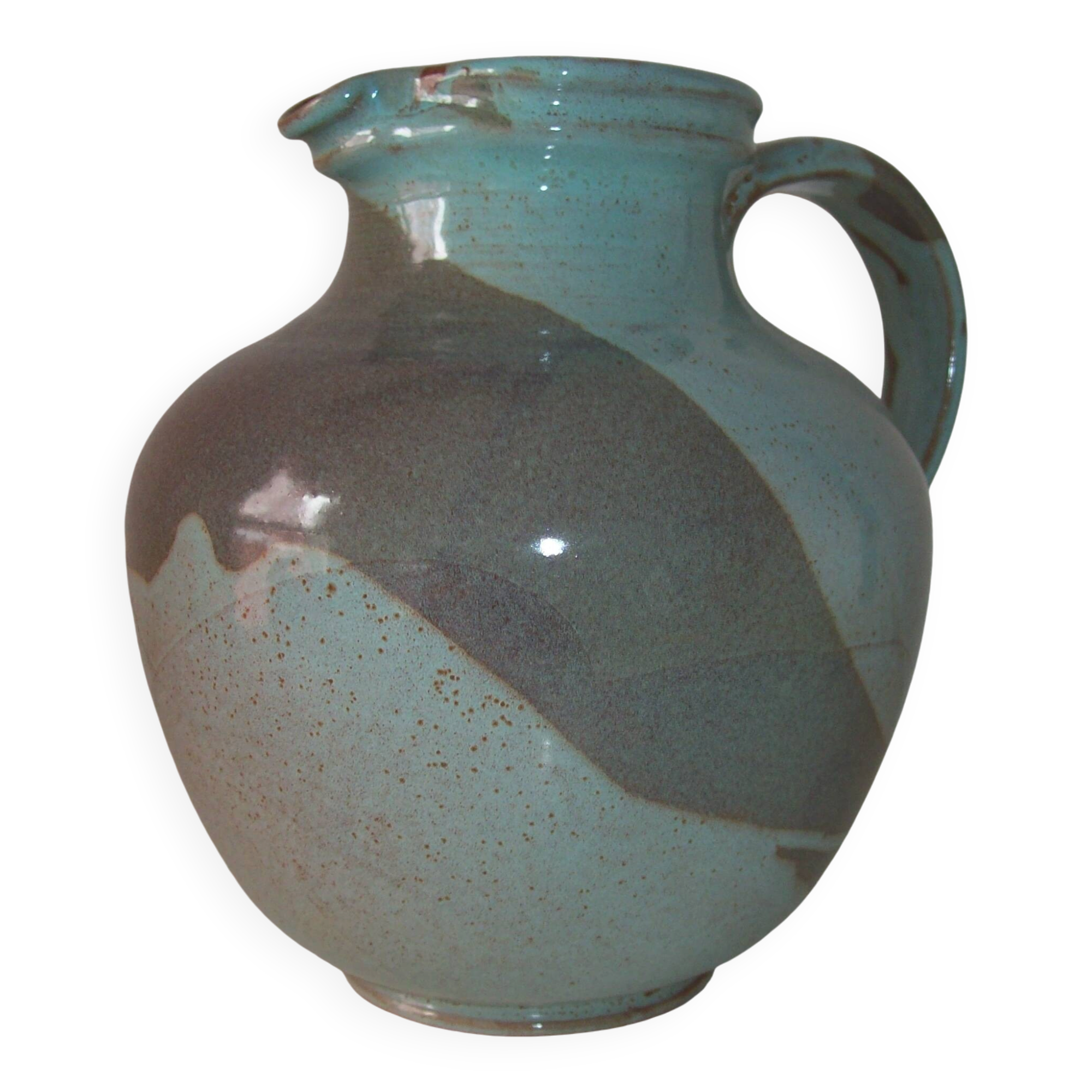 Ceramic jug signed Paturel