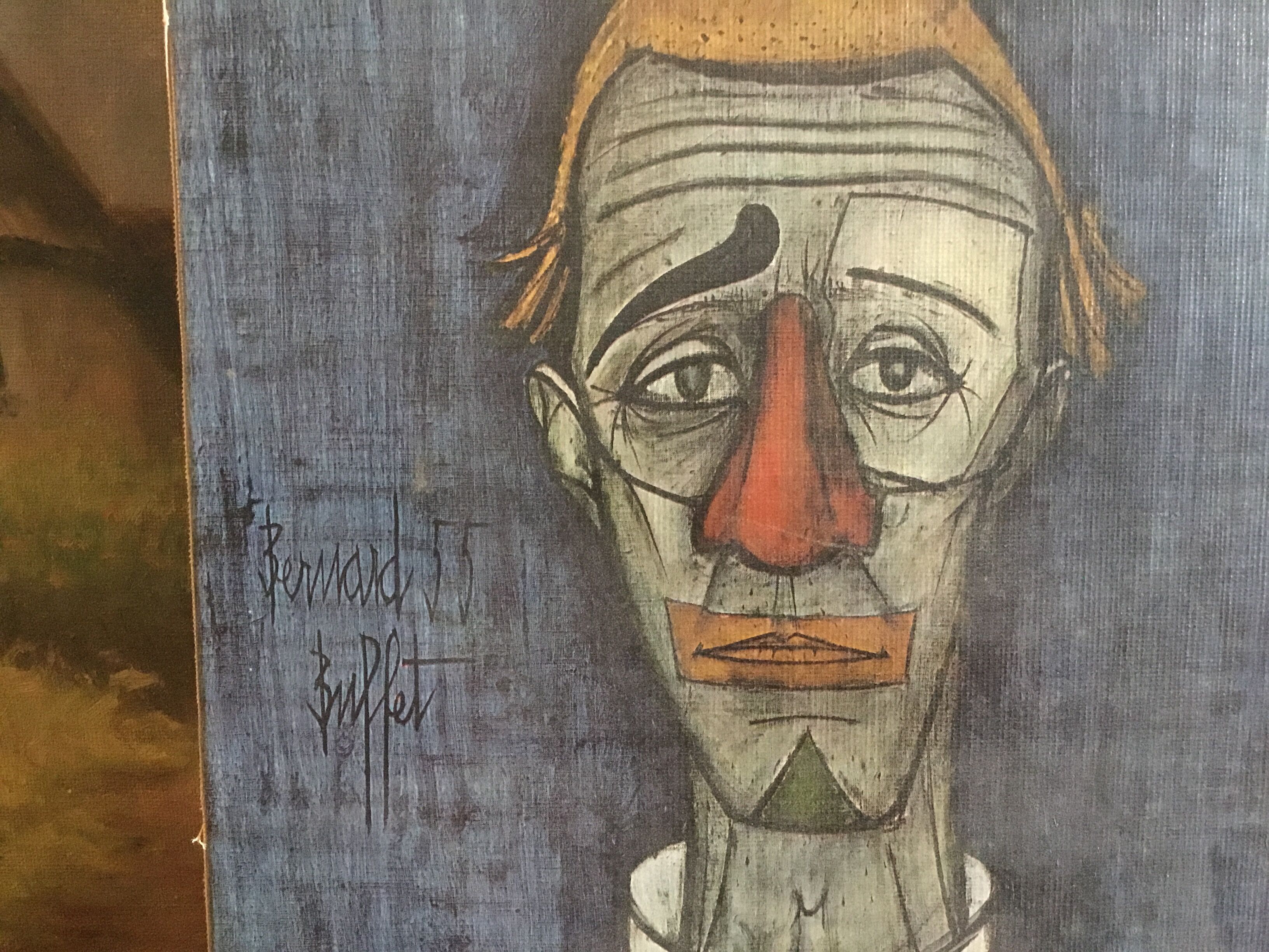 Bernard Buffet's entiled lithography