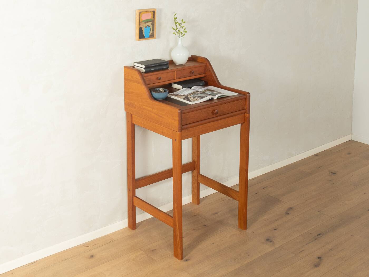 Bureau debout en teck par D-Scan, Danemark, années 1960.