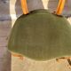 Pair of khaki velvet chairs