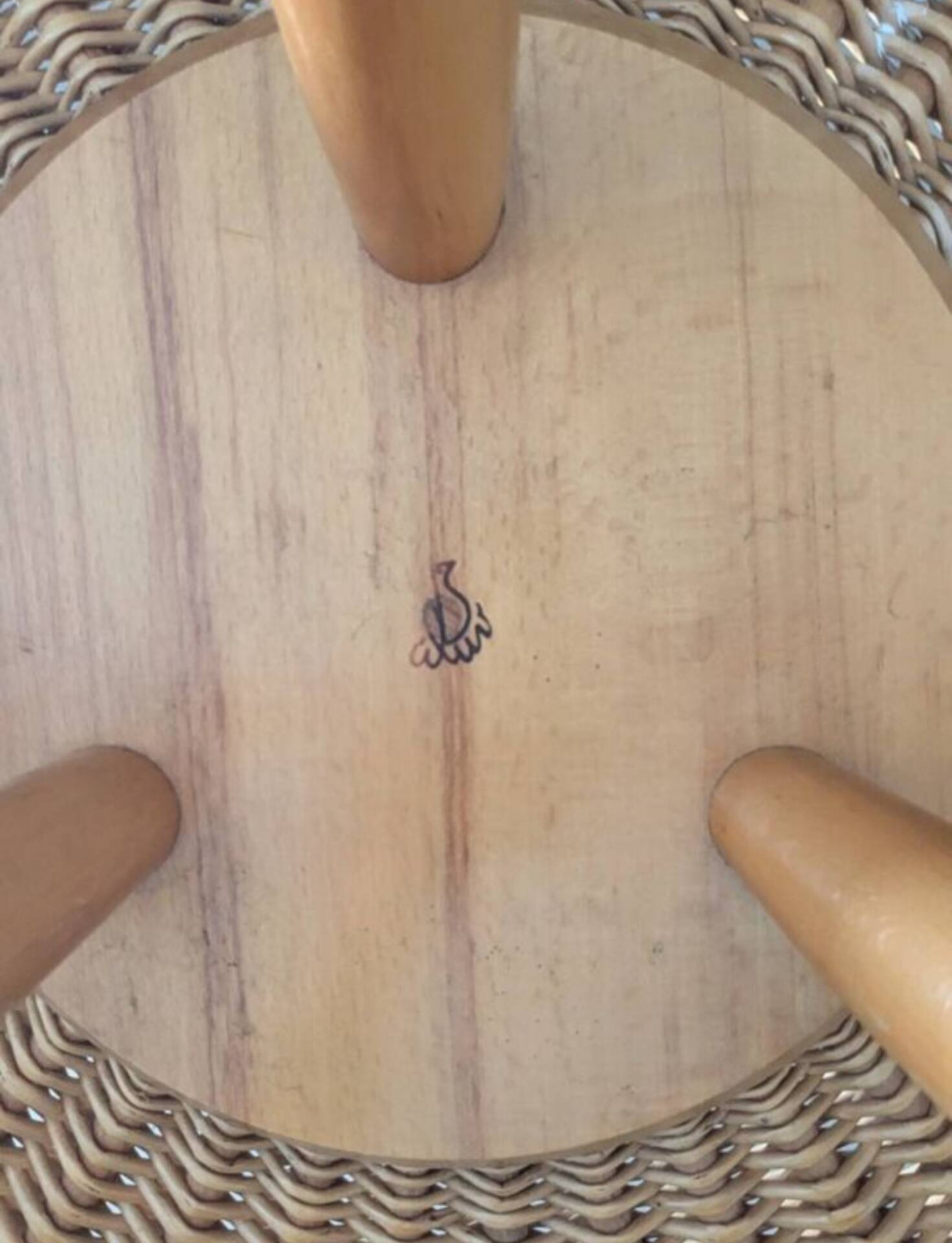 Tripod table Design 60 Jan Kalous stamped