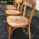 Lot of 4 vintage bistro chairs