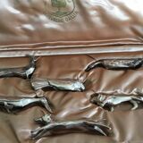 6 animal-themed Art Deco knife rests