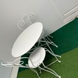 Garden furniture wrought iron folding year 50-60