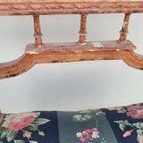Fauteuil de style Louis Xvi ancien 1900s tissus Fleuris